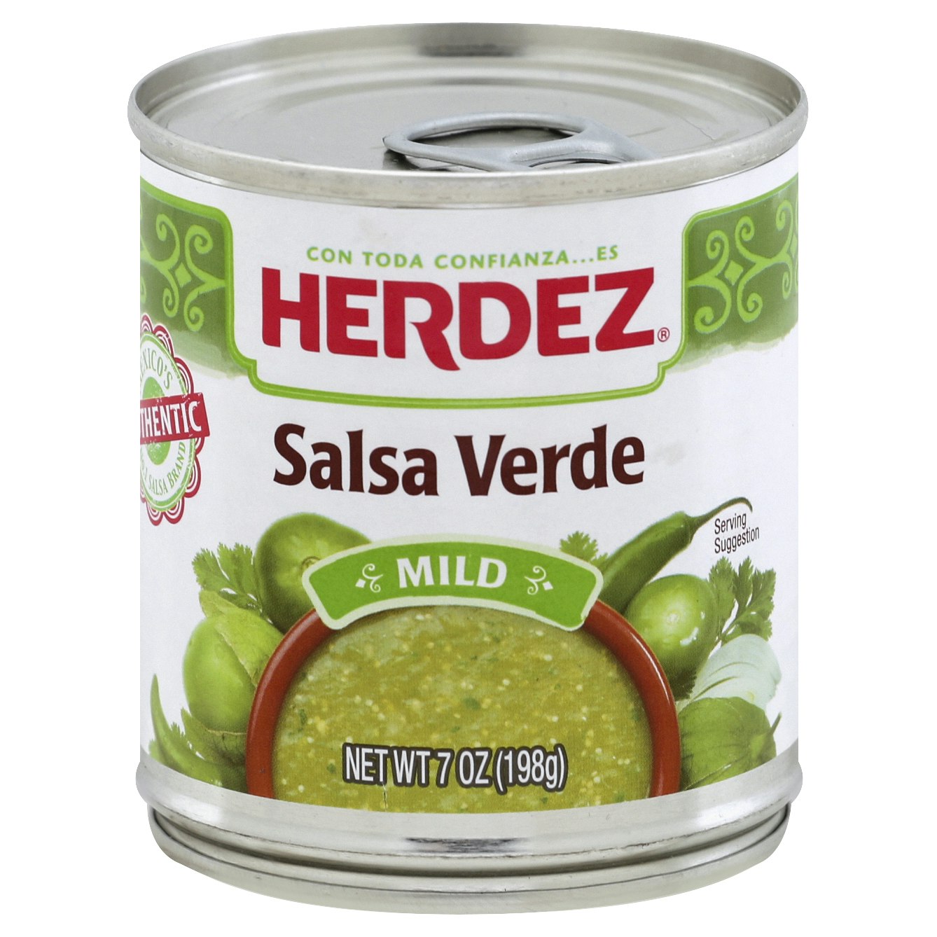Herdez Salsa Verde Green 7 oz (Pack of 12)
