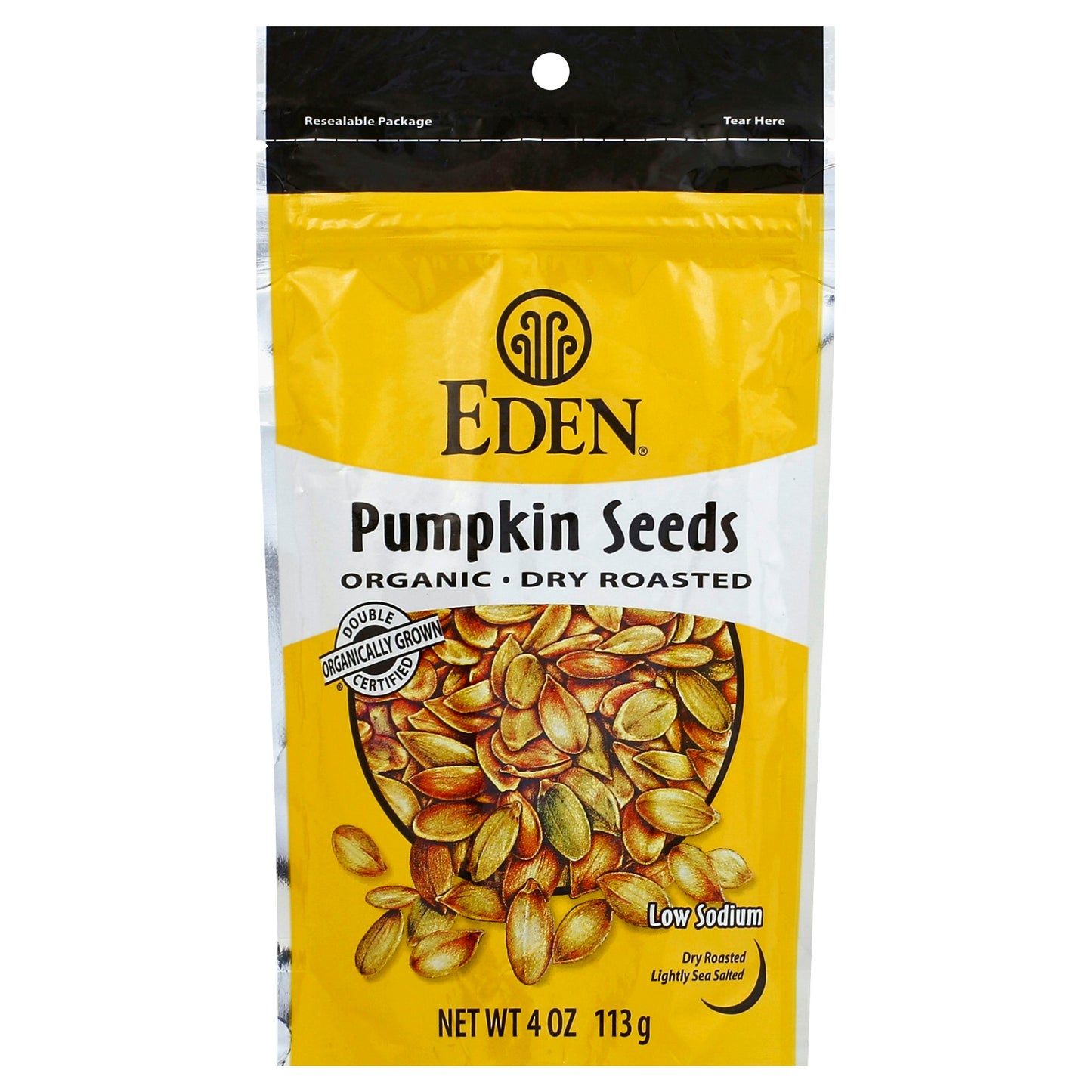 Eden Foods Seed Pumpkin Dry Roasted 4 Oz Pack of 15