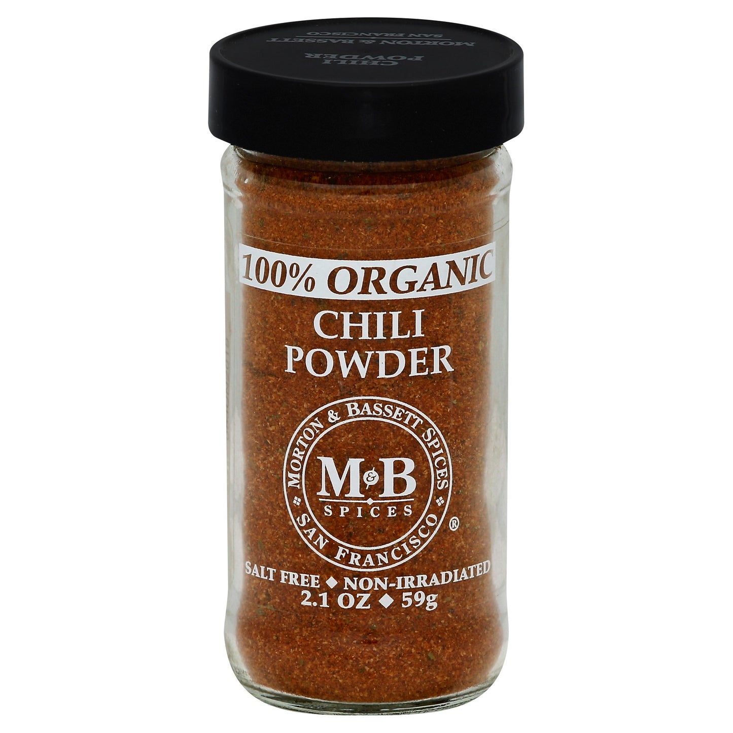 Morton & Bassett Spice Chili Powder Organic 2.1 Oz Pack of 3