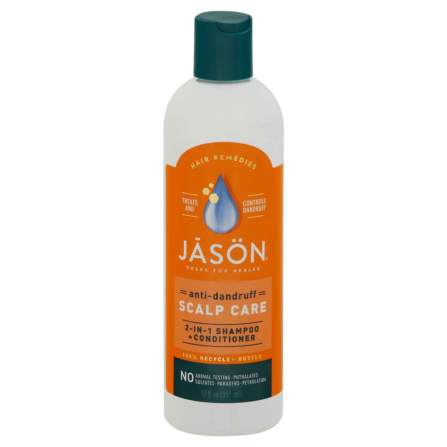 Jason Shampoo Conditioner Dandruff 12 Oz (Pack of 3)
