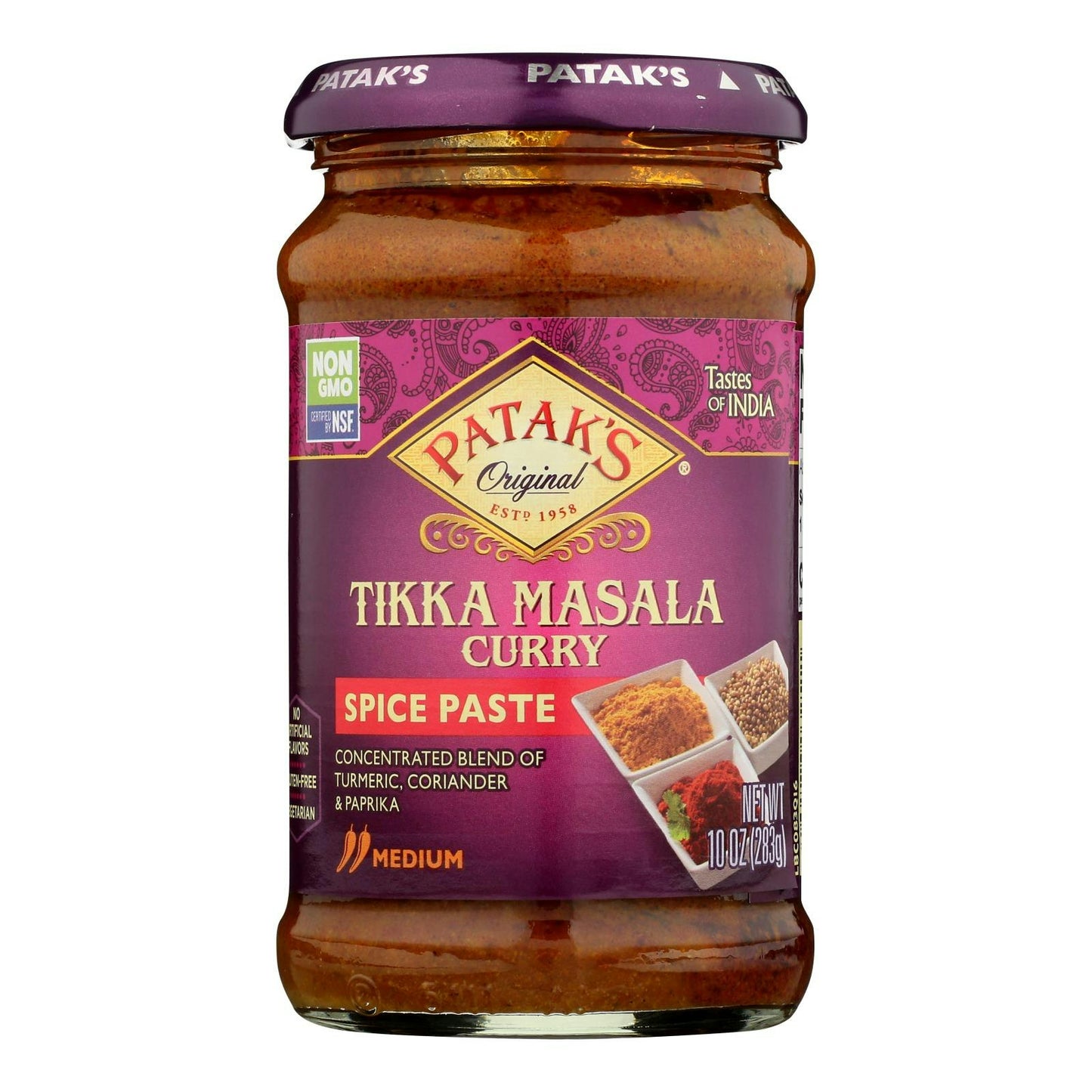 Pataks Masala Tikka Paste Gluten Free 10 Oz Pack of 6