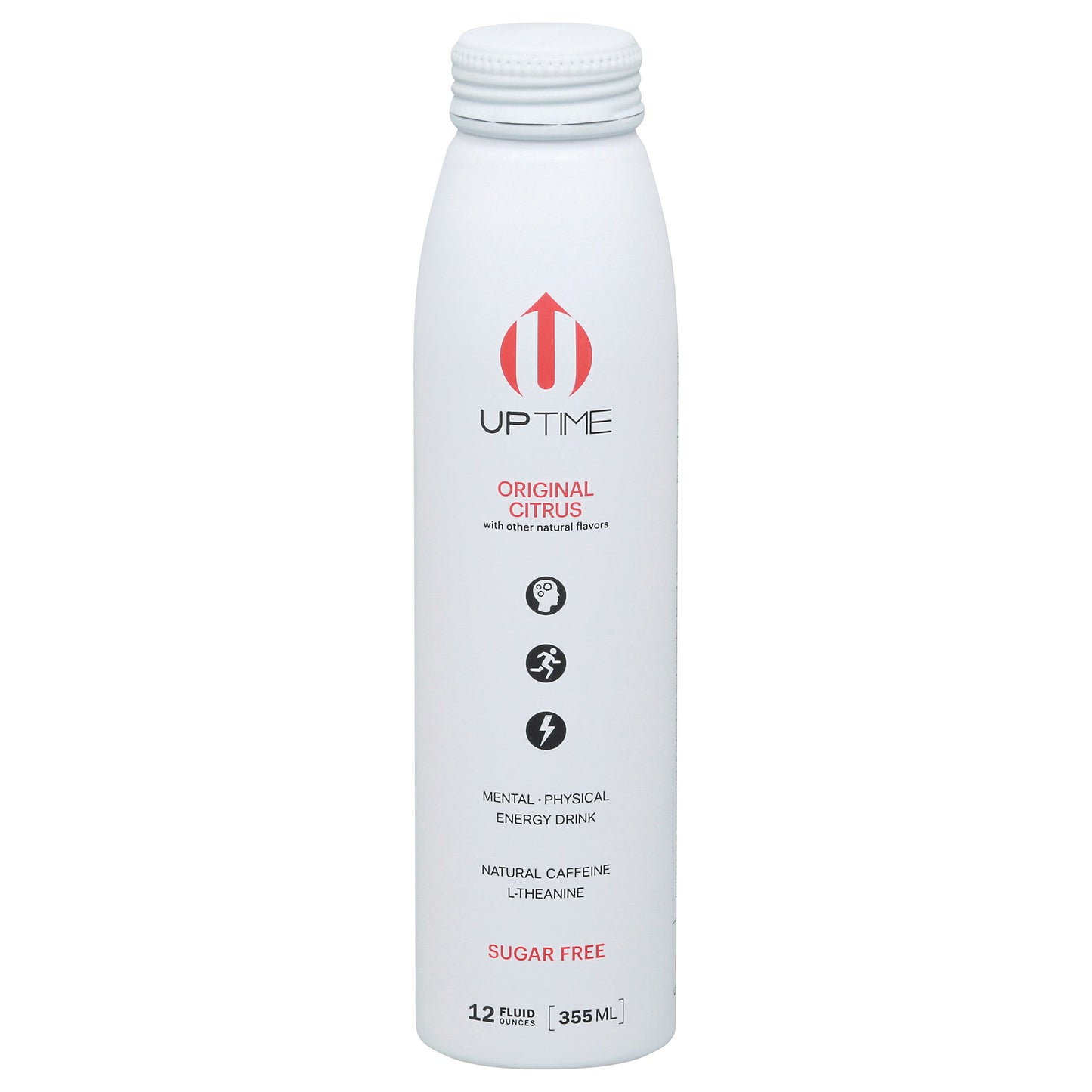 Uptime Beverage Energy Original Sugar free 12 FO (Pack of 12)