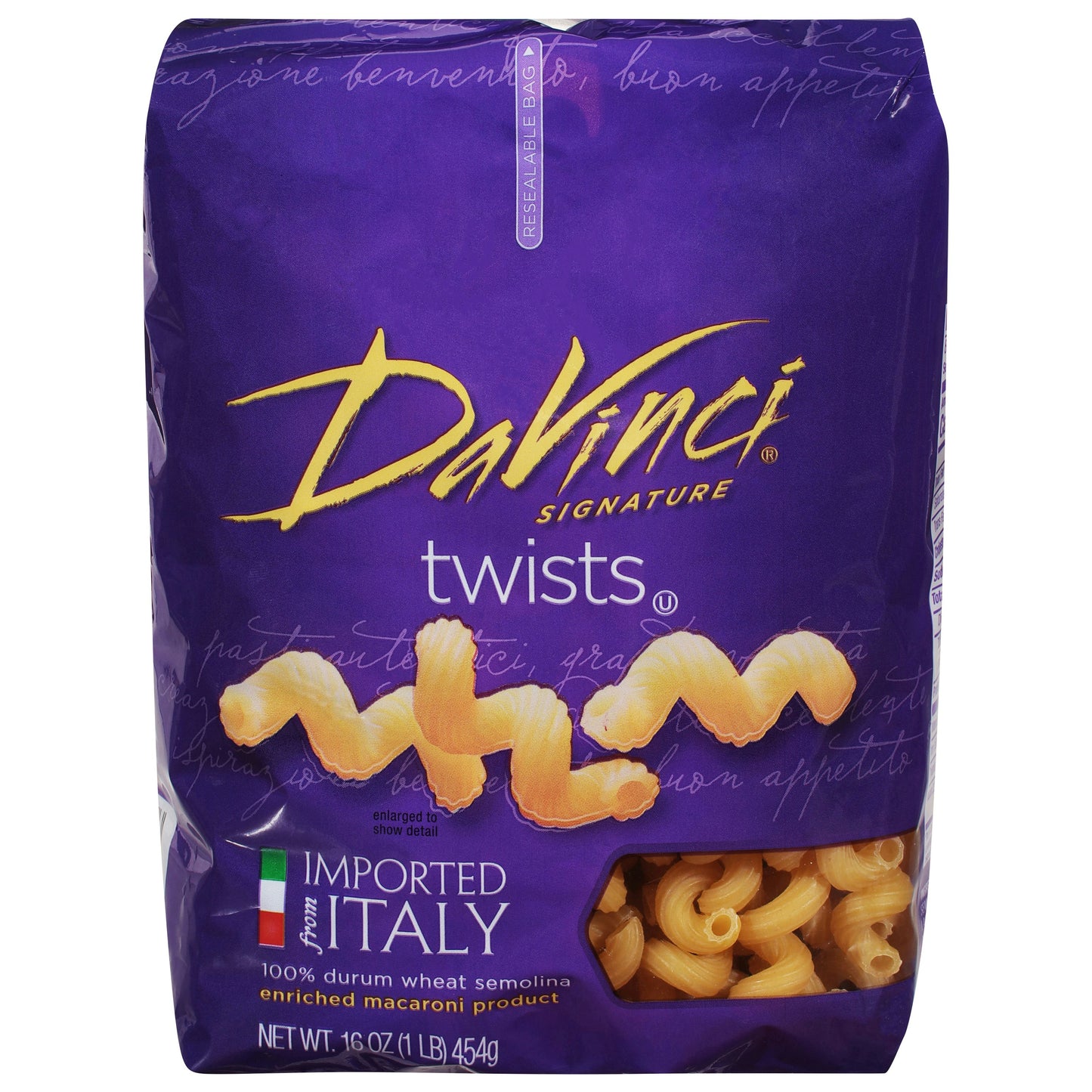 Davinci Pasta Twists 16 Oz (Pack of 12)