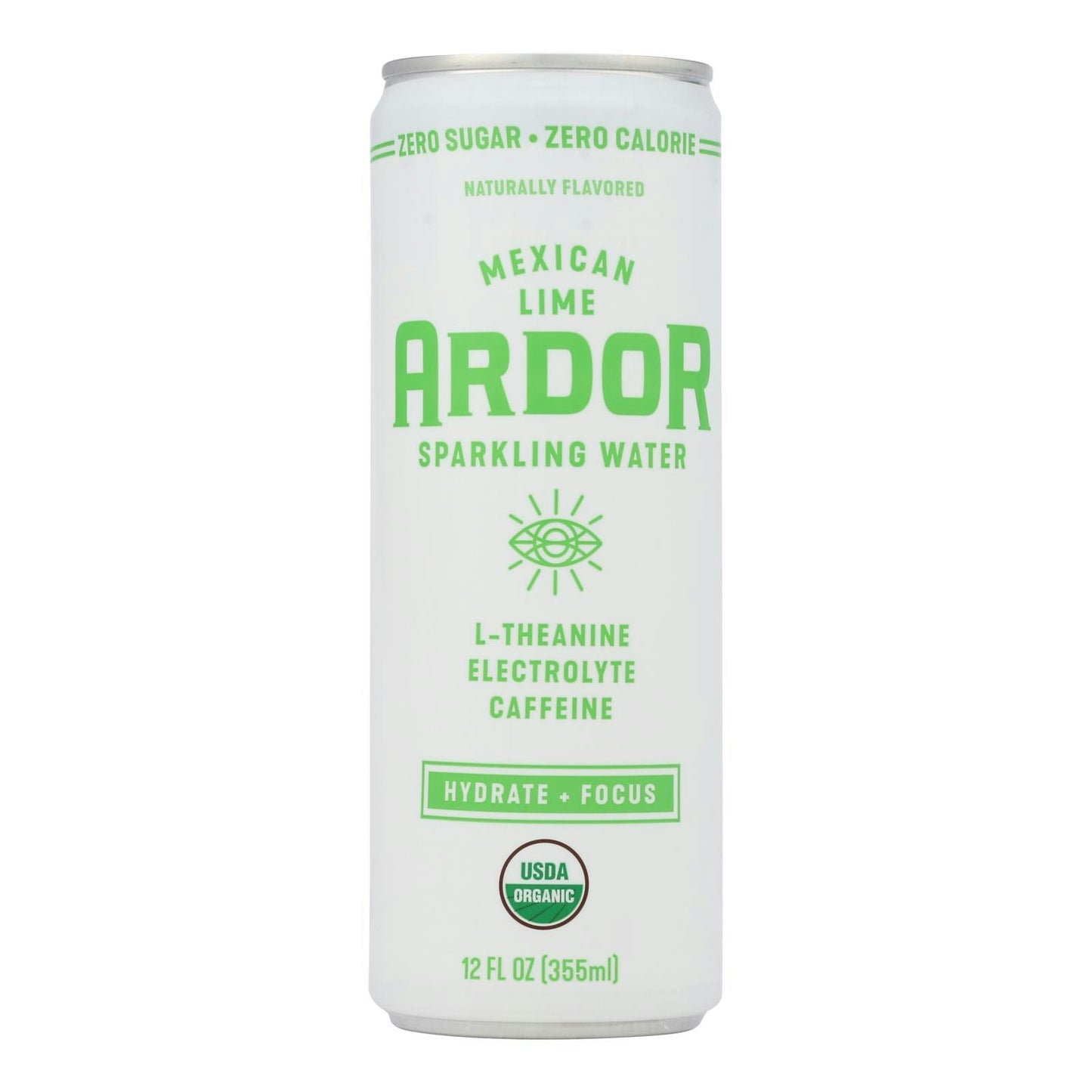 Ardor Sparkling Water - Mexican Lime 12 fl. oz (Pack of 12)