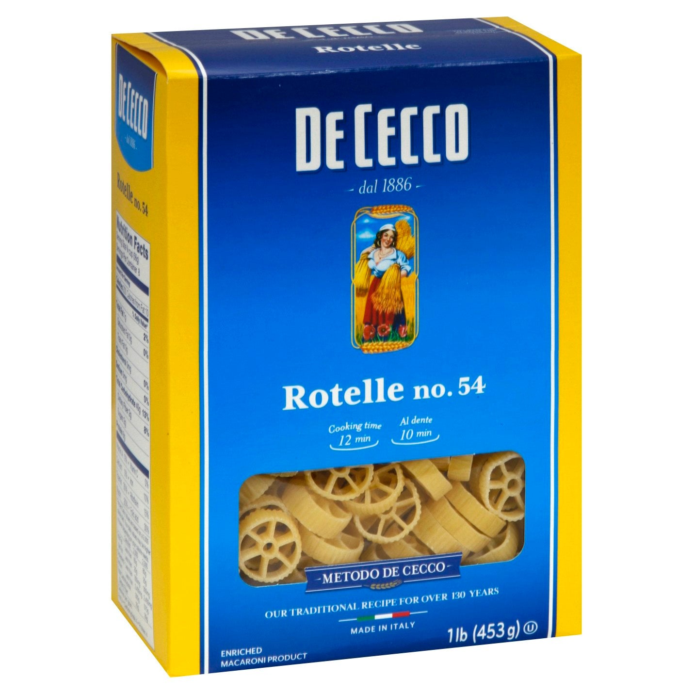 De Cecco Pasta Rotelle 16 oz (Pack of 12)