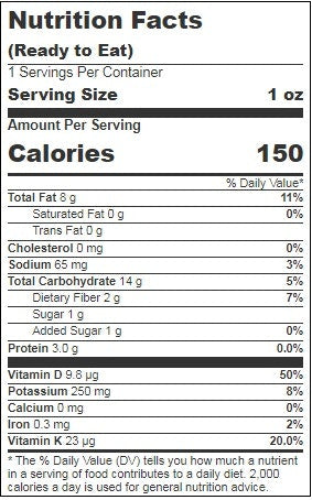Rhythm Superfoods Sea Salt Mushroom Crisps - 2 Ounce (Pack of 8)