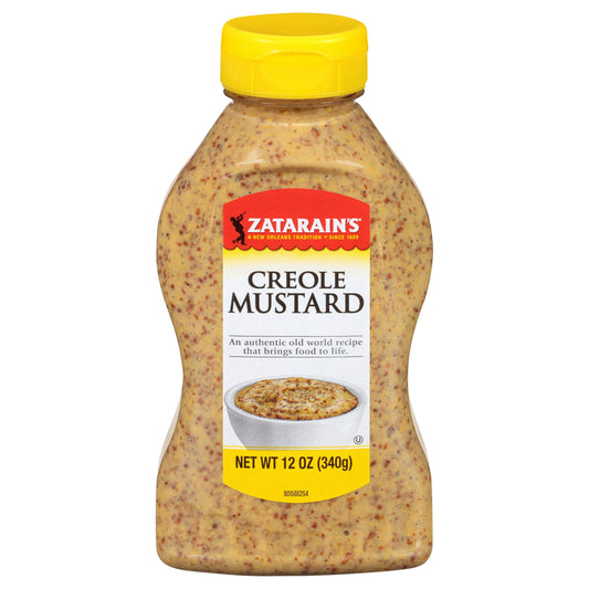 Zatarains Mustard Squeeze Creole 12 oz (Pack of 6)