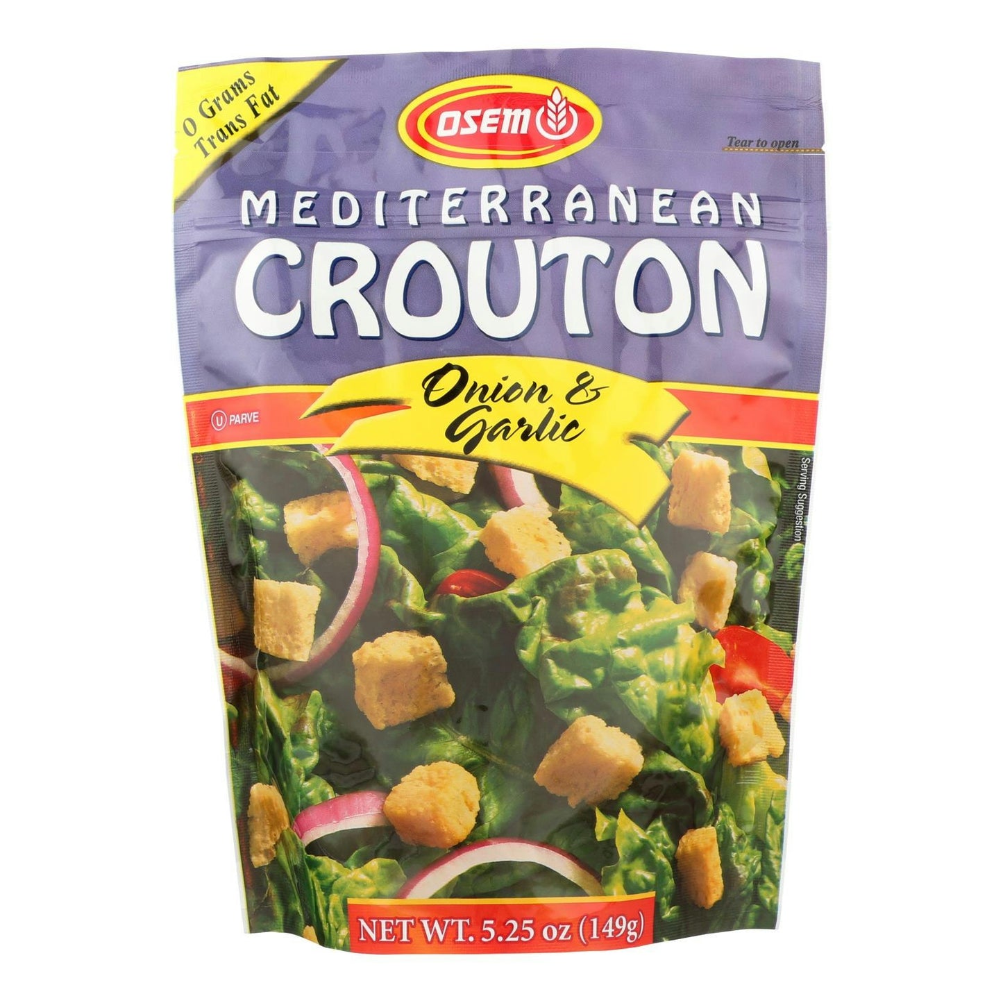 Osem Croutons Onion/garlic 5.25 Oz Pack of 8