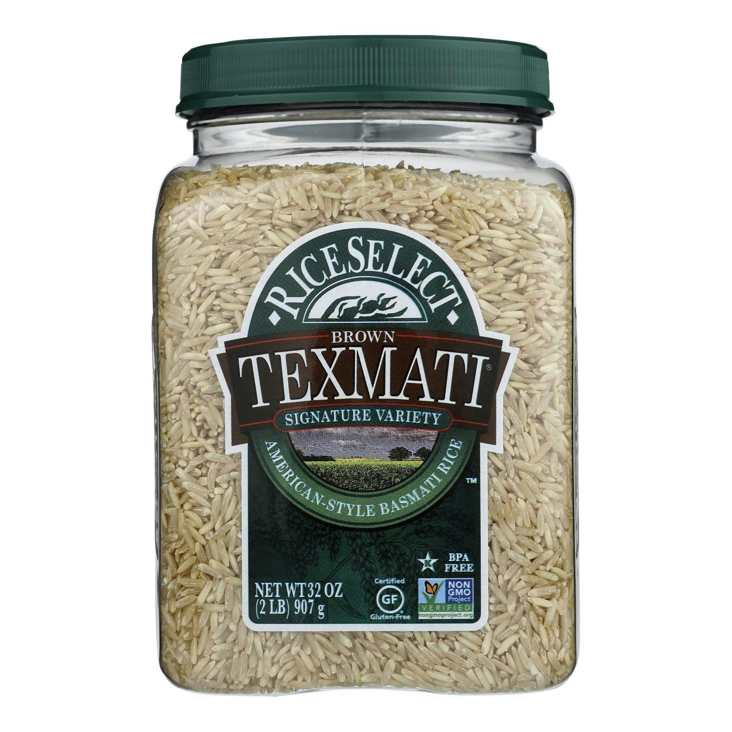 Rice Select Texmati Rice - Brown 32 oz (Pack of 4)