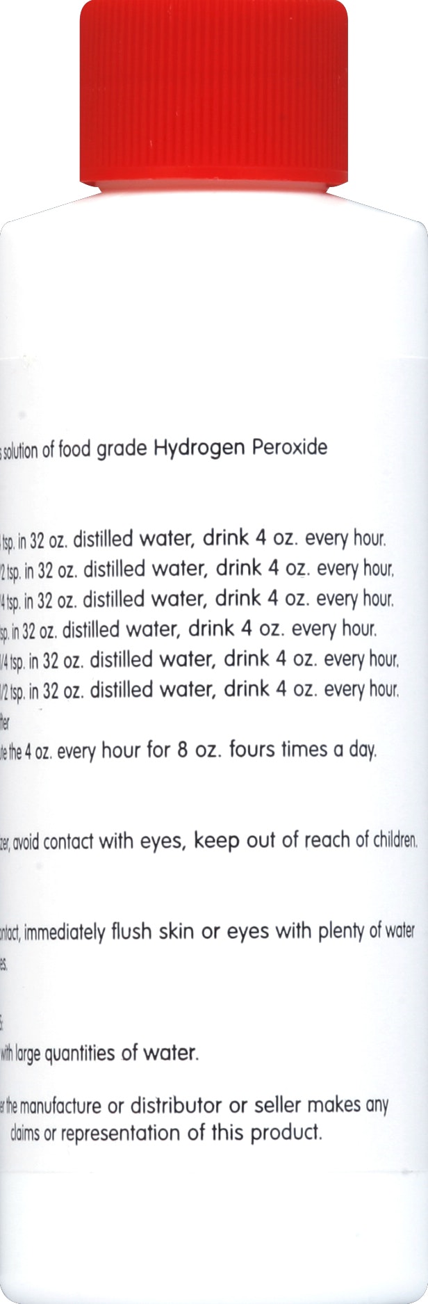 O W & Co Hydrogen Peroxide 12% 4 Oz (Pack of 4)