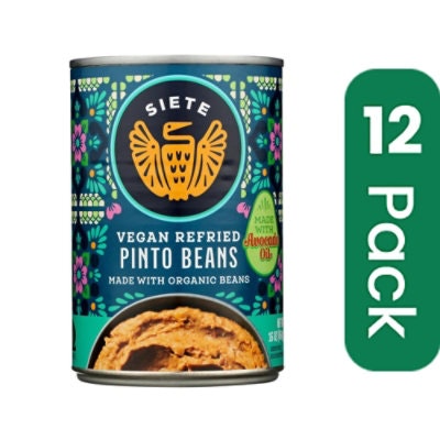 Siete - Beans Pinto Refried 16 oz (Pack of 12)