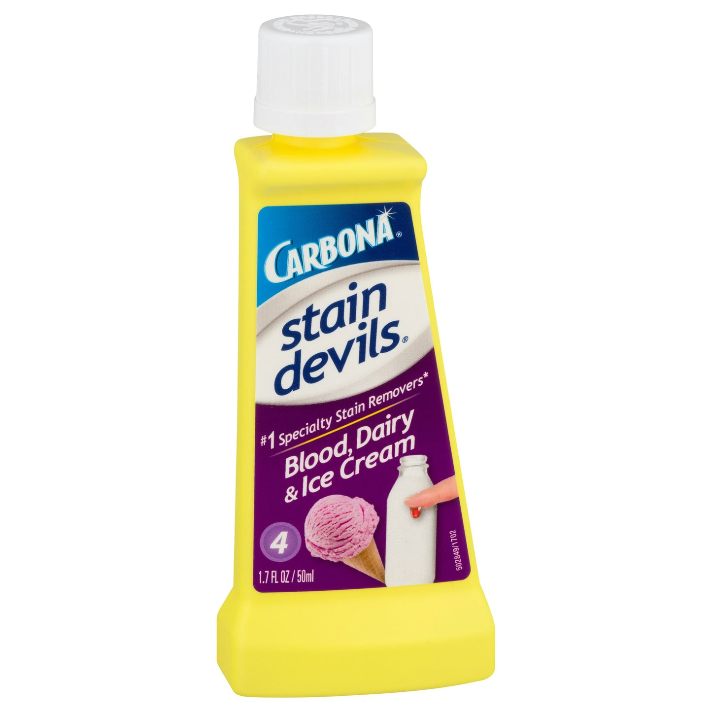 Carbona Stain Devils Stain Remover Blood Dairy & Ice Cream Bottle - 1.7 Fl. oz (Pack of 6)