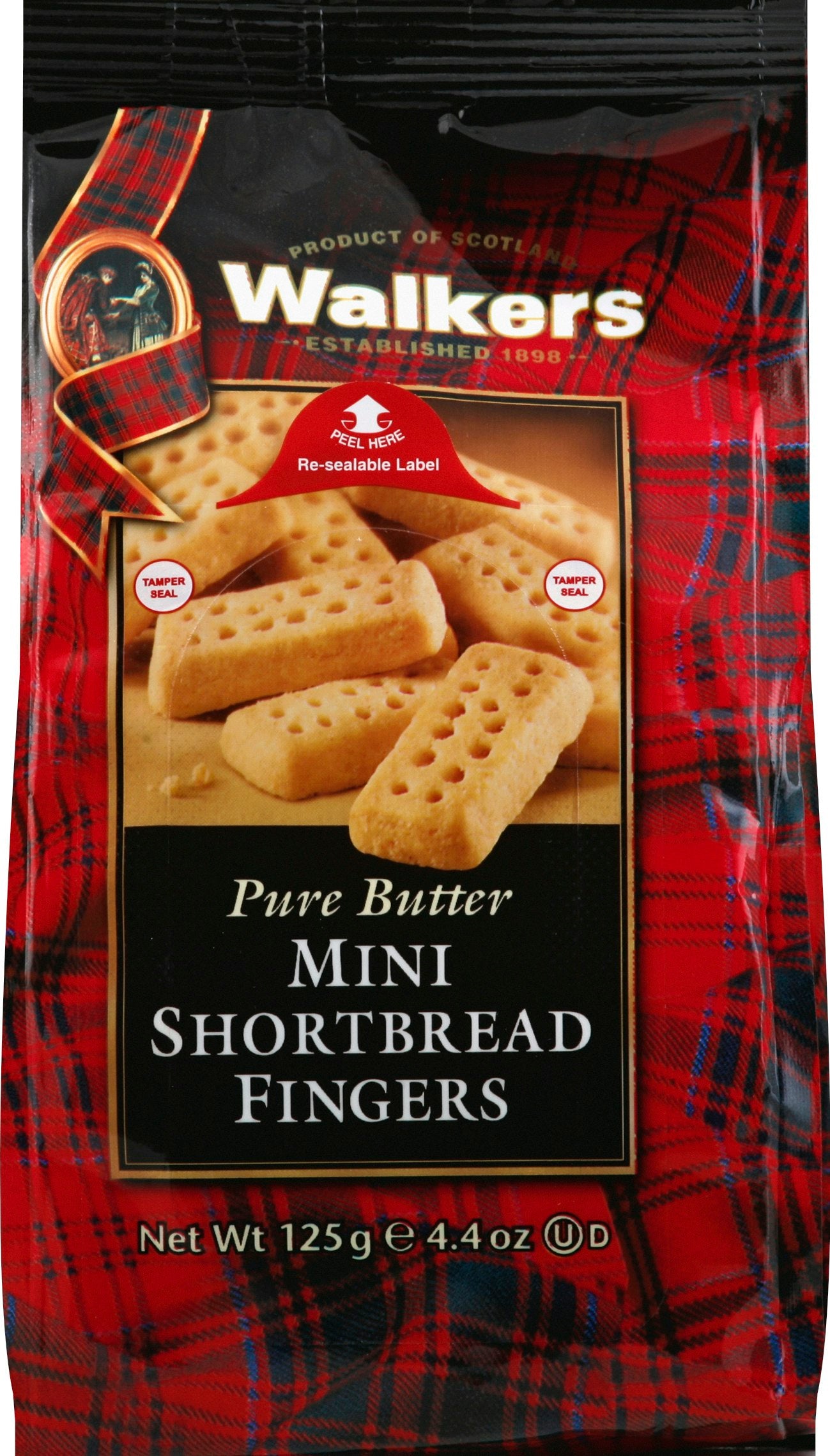 Walkers Shortbread Mini Finger 4.4 Oz Pack of 6