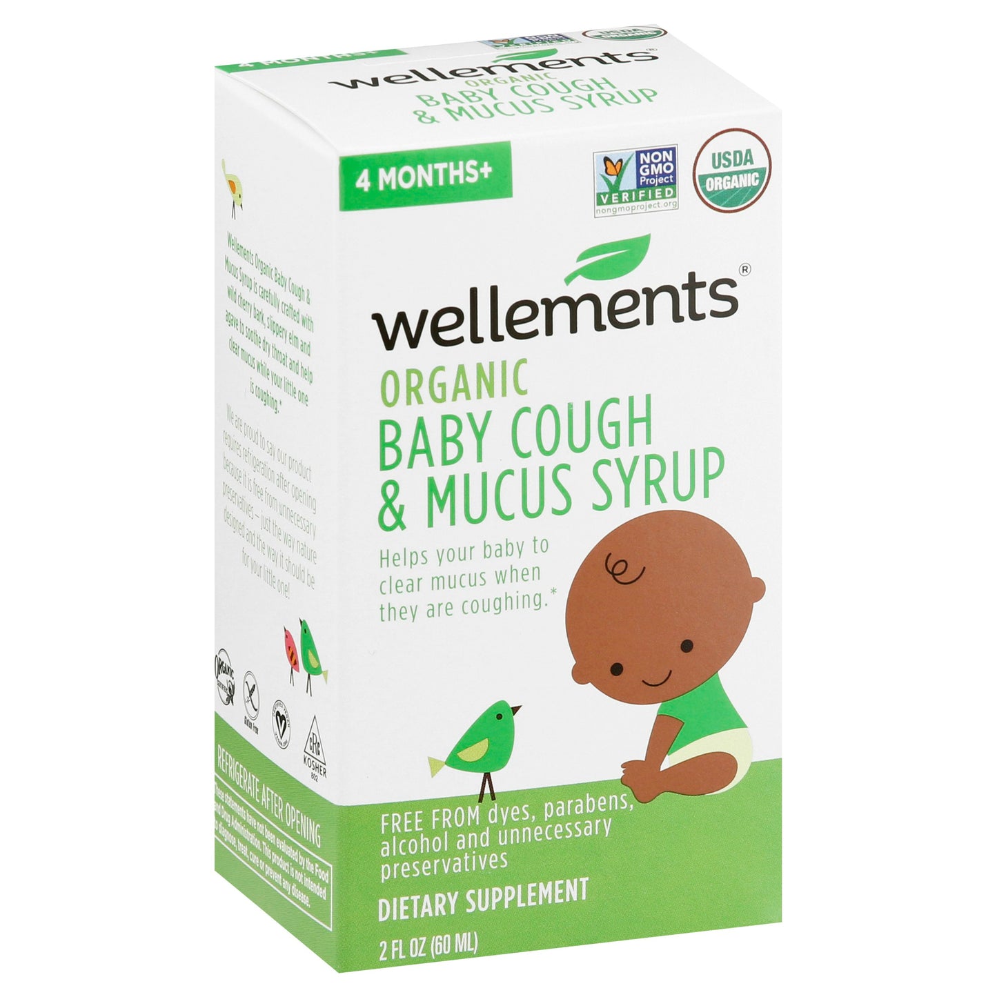 Wellements Cough Mucus Baby Organic 2 Oz Pack of 3