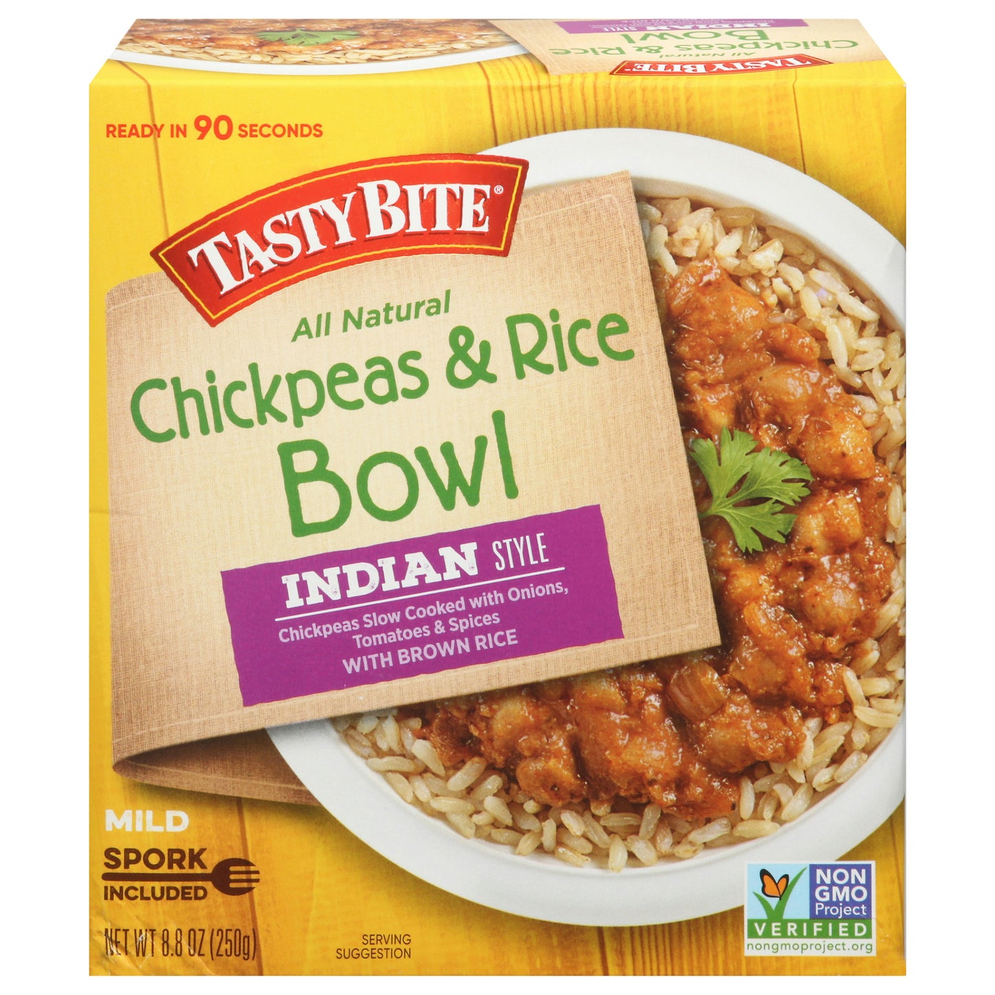 Tasty Bite Bowl Chickpea & Rice 8.8 Oz (Pack of 6)