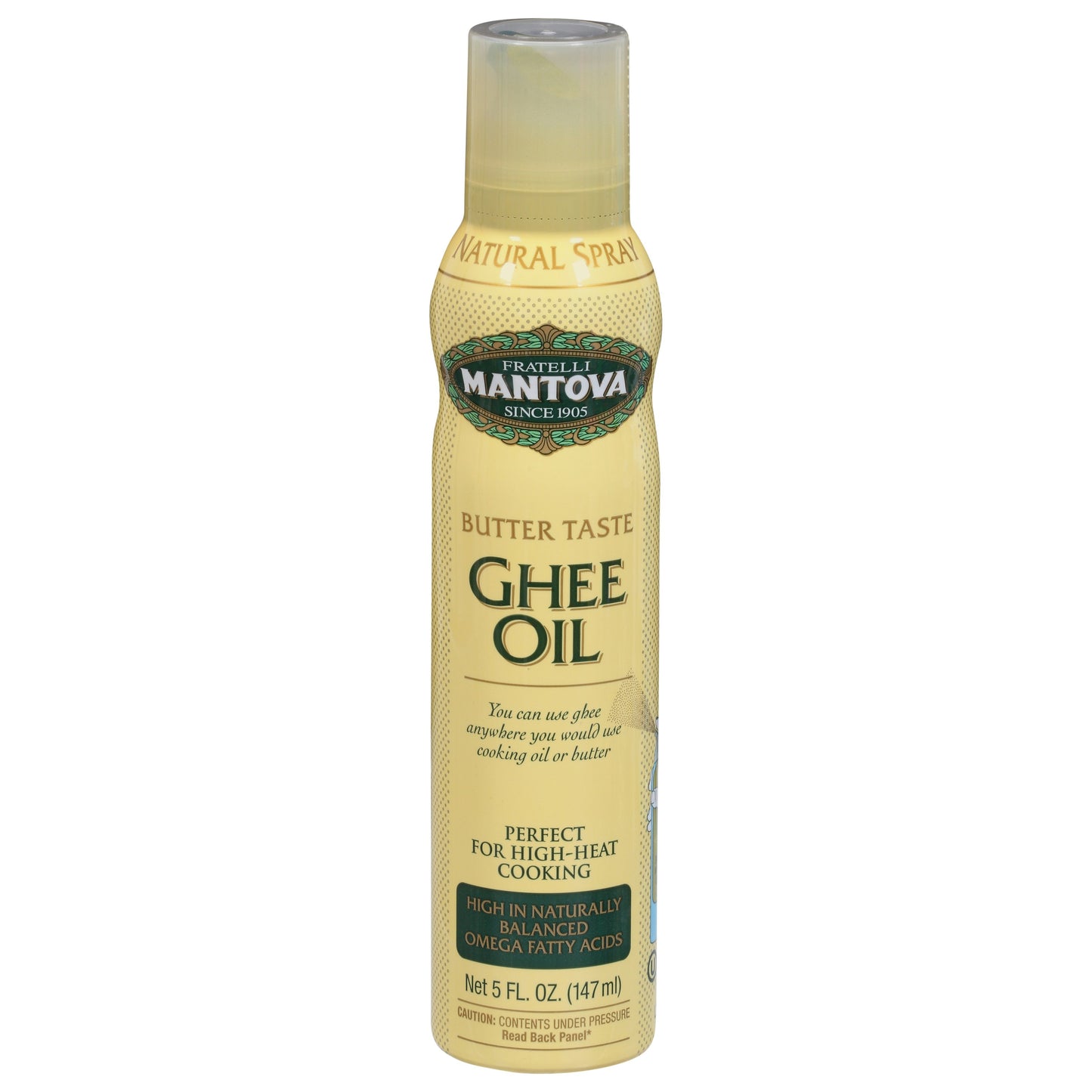 Mantova Oil Spray Ghee Butter 5 Oz (Pack of 6)