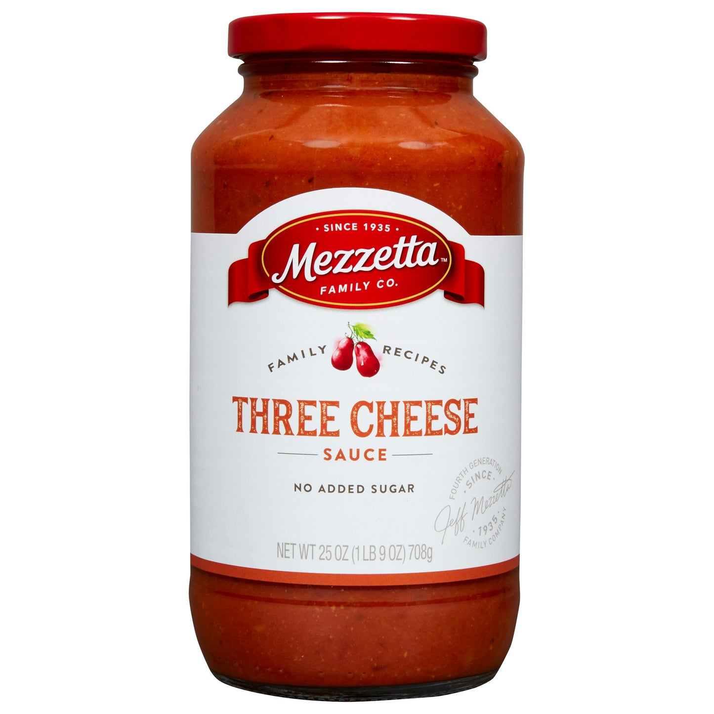 Mezzetta Sauce Parmesan Asigo & Romano 25 oz (Pack of 6)