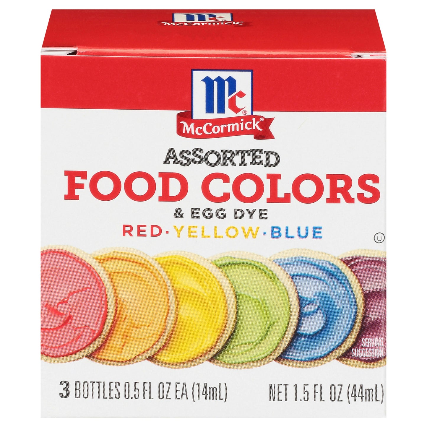 Mc Cormick Food Colors Assorted Kit 1.5 Fo Pack of 8