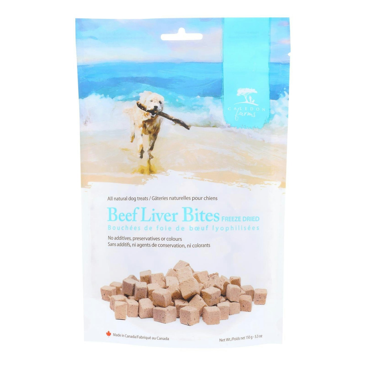 Caledon Farms - Dog Treat Beef Liver Bites 5.3 oz (Pack of 4)