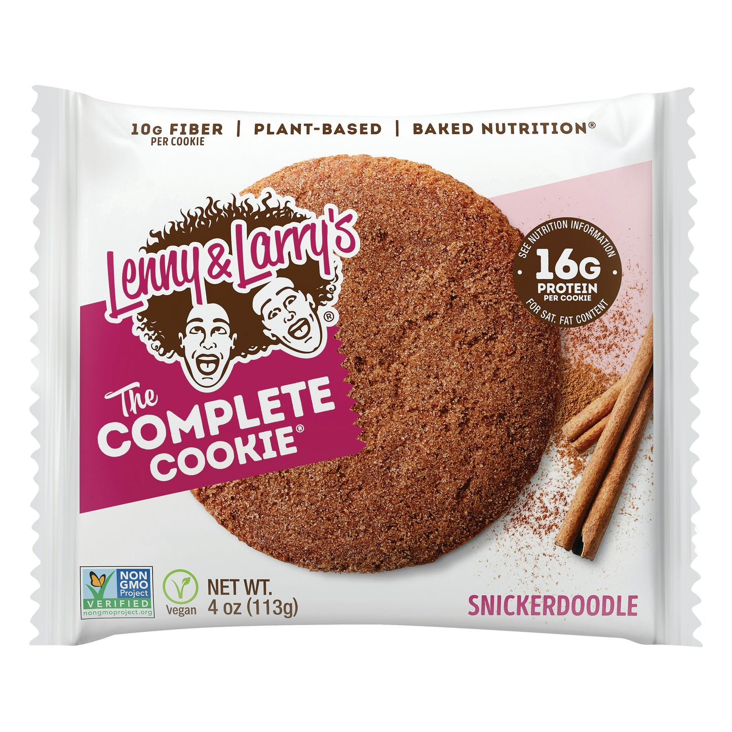 Lenny & Larrys Cookie Snickerdoodle 4 oz (Pack of 12)