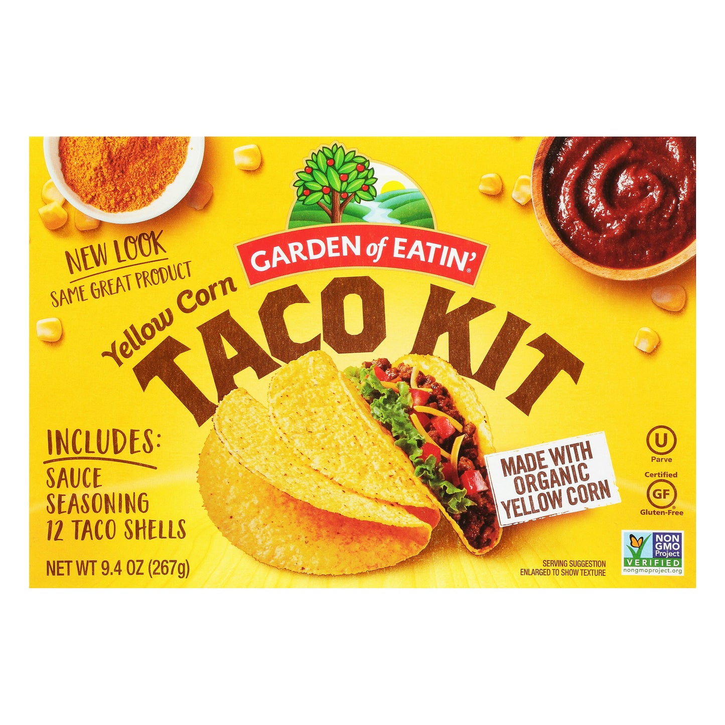 Garden Of Eatin Taco Dinner Kit Yellow 9.4 oz (Pack Of 12)