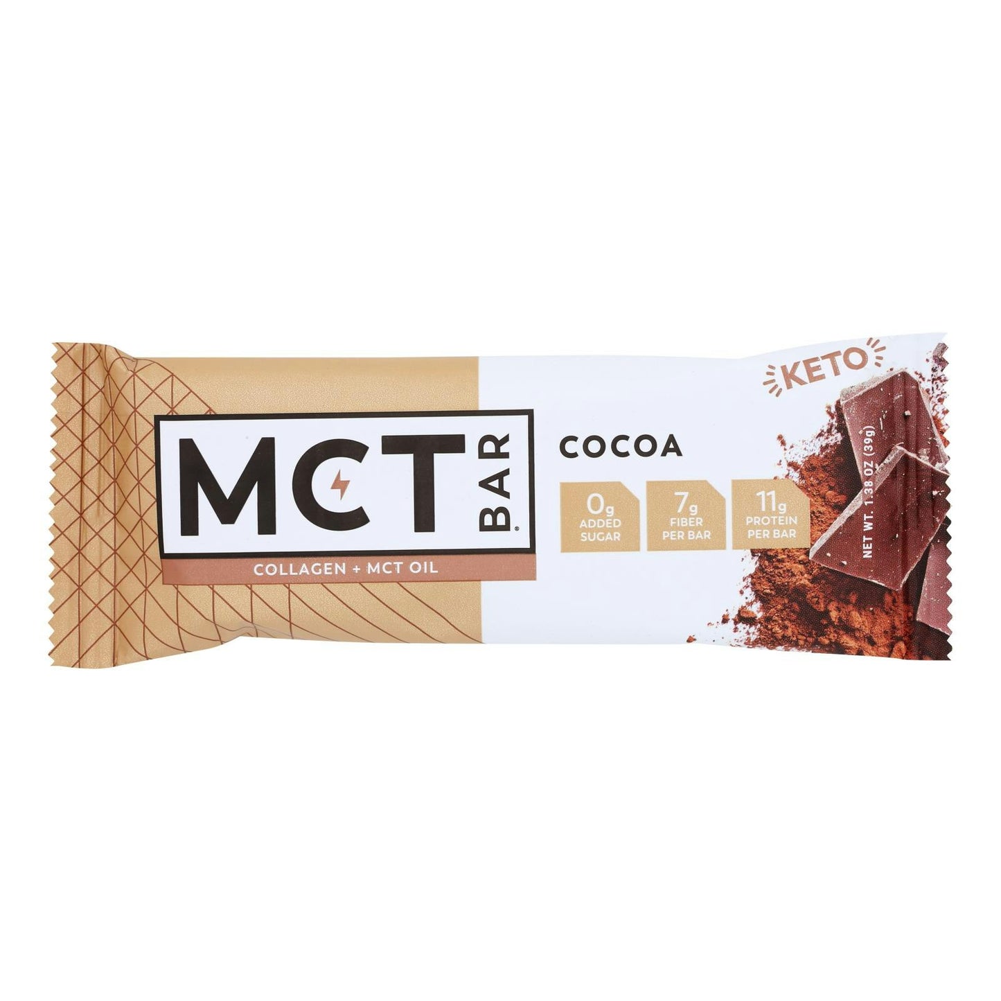 Nuskool - Double Chocolate Bar 1.38 oz (Pack of 12)