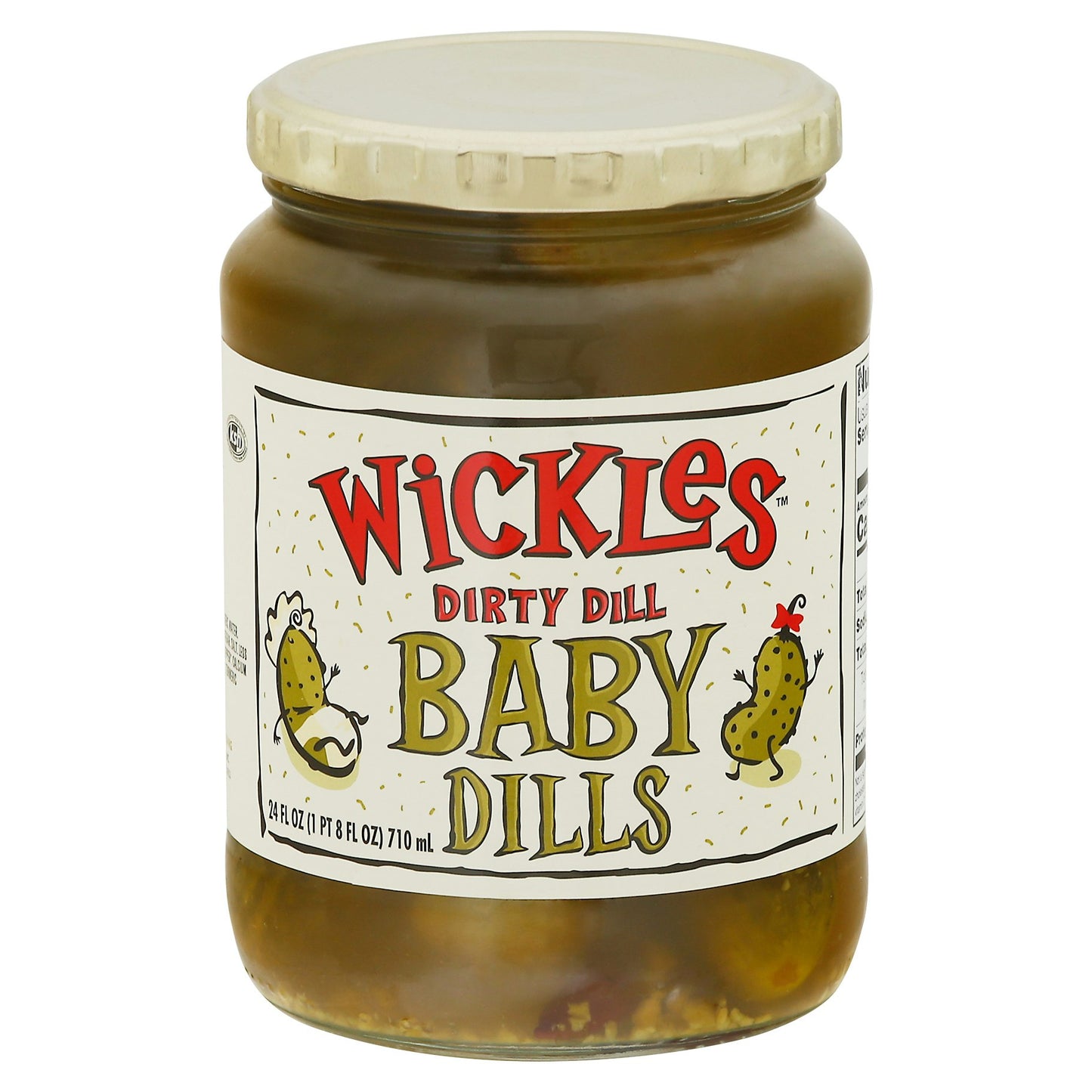 Wickles Pickles Dill Baby 24 oz (Pack of 6)