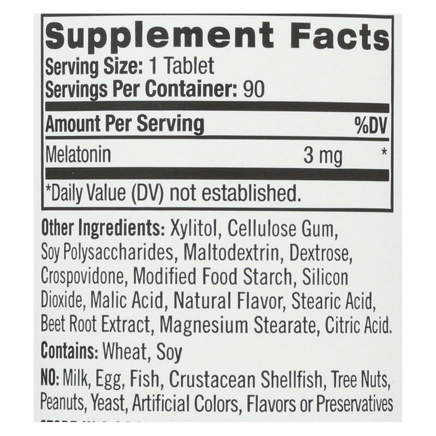Natrol Melatonin Fast Dissolve Strawberry - 3 mg 90 Tb Pack of 1