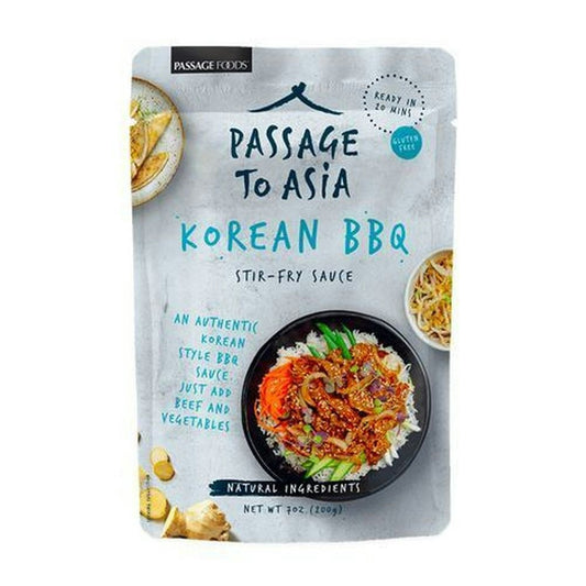 Passage to Asia Korean BBQ Stir-Fry Sauce - 7 Ounce (Pack of 6)