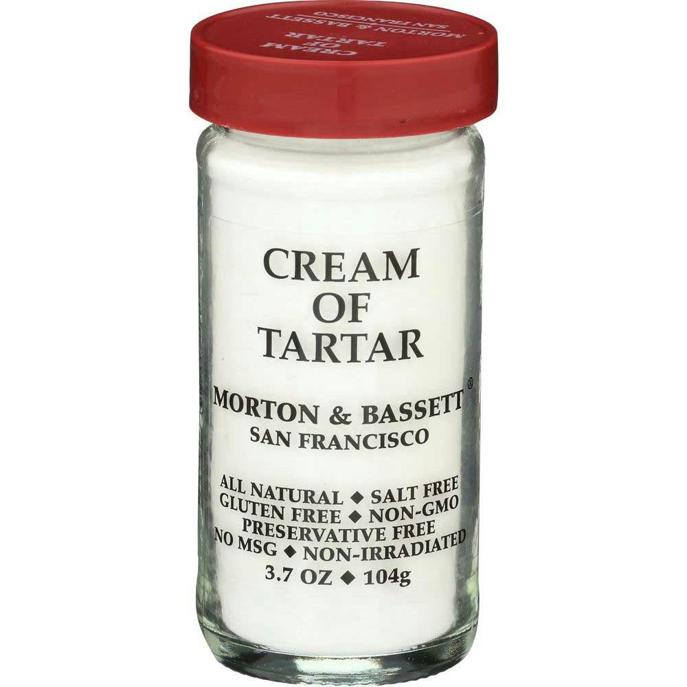 Morton and Bassett Cream Of Tartar Seasoning 3.7 Oz Pack of 3