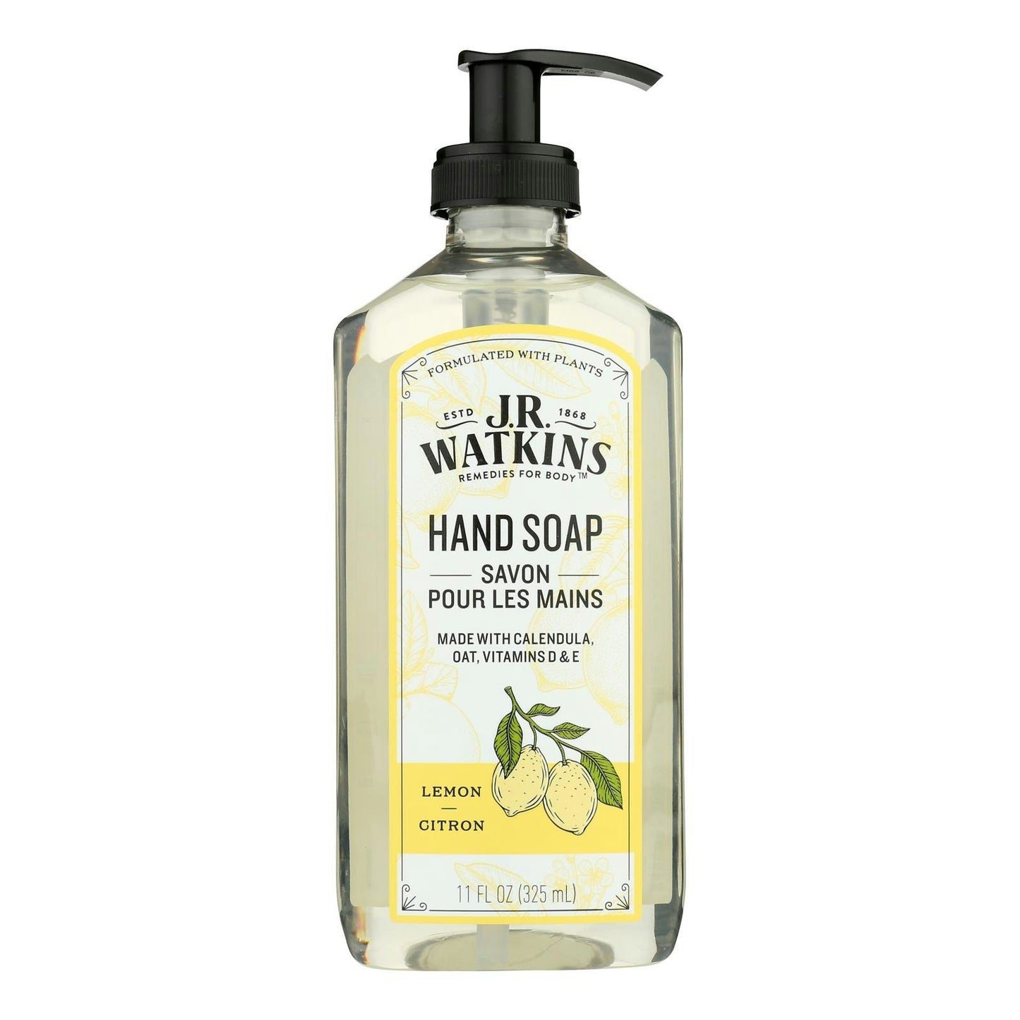 J.R. Watkins - Hand Soap Gel Lemon 11 fl. oz (Pack of 3)