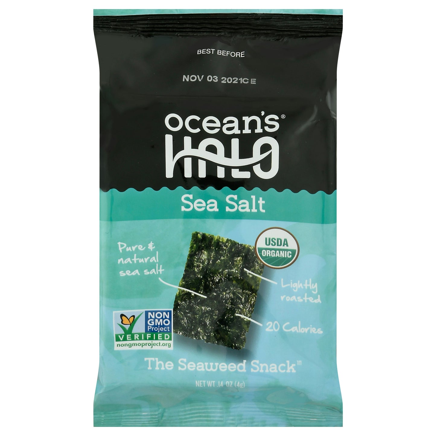 Oceans Halo Seaweed Snack Pack Sea Salt