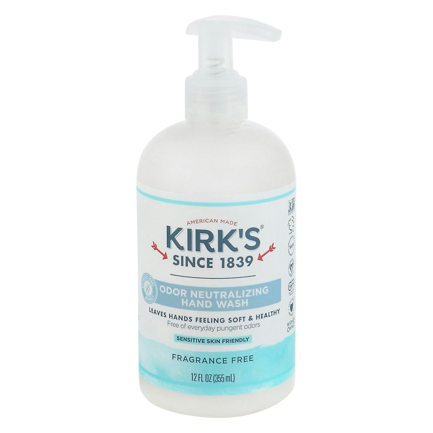 Kirks Soap Hand Fragance Free Neutral 12 Fo Pack of 6