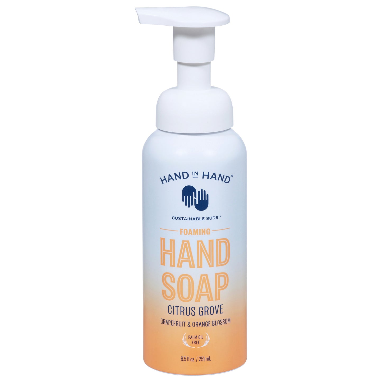 Hand In Hand Foaming Hand Soap Citrus Grove 8.5 Fo Pack of 3