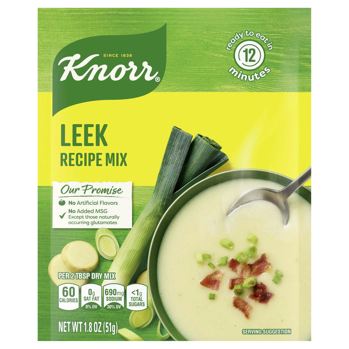 Knorr Mix Recipe Leek 1.8 oz (Pack of 12)