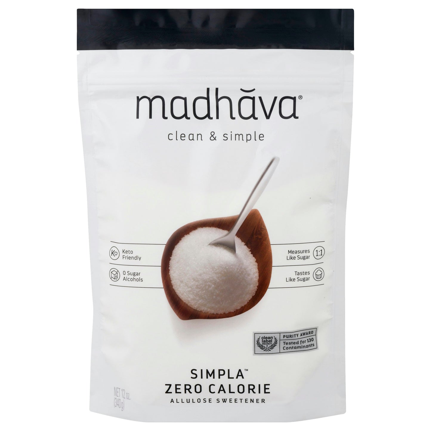 Madhava Sweetener Simpla Zero Calorie 12 Oz Pack of 6