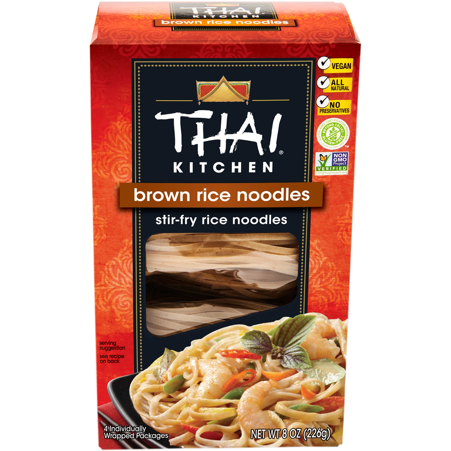 Thai Kitchen Noodle Rice Brown 8 oz (Pack Of 6)