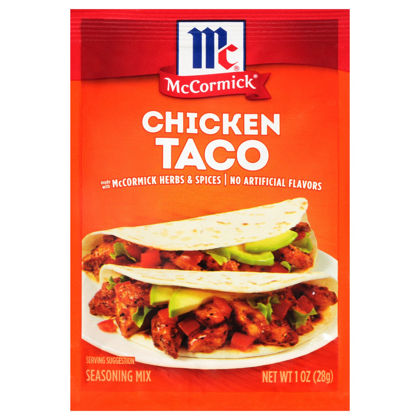 Mc Cormick Seasoning Chicken Taco 1 oz (Pack Of 12)
