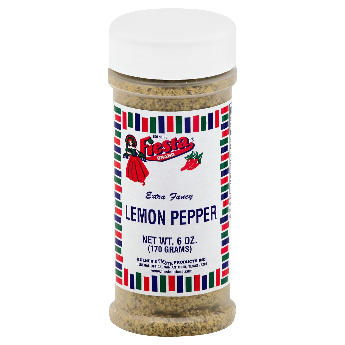 Fiesta Seasoning Lemon Pepper 6 oz (Pack Of 6)