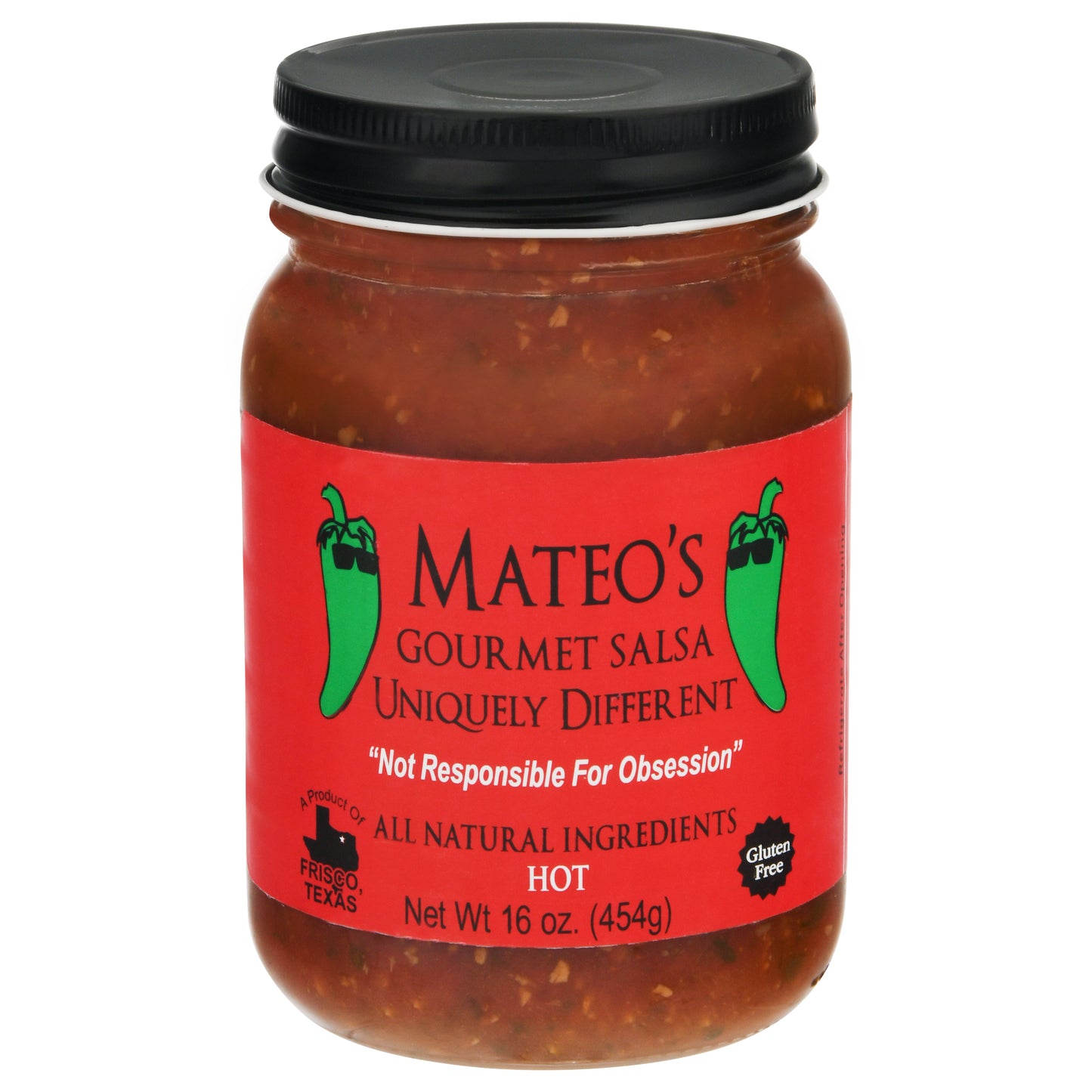 Mateos Gourmet Salsa Hot 16 oz (Pack Of 6)