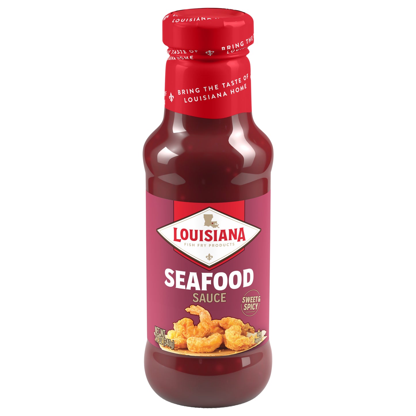 Louisiana Fish Fry Sauce Cajun Seafood 12 oz (Pack Of 12)