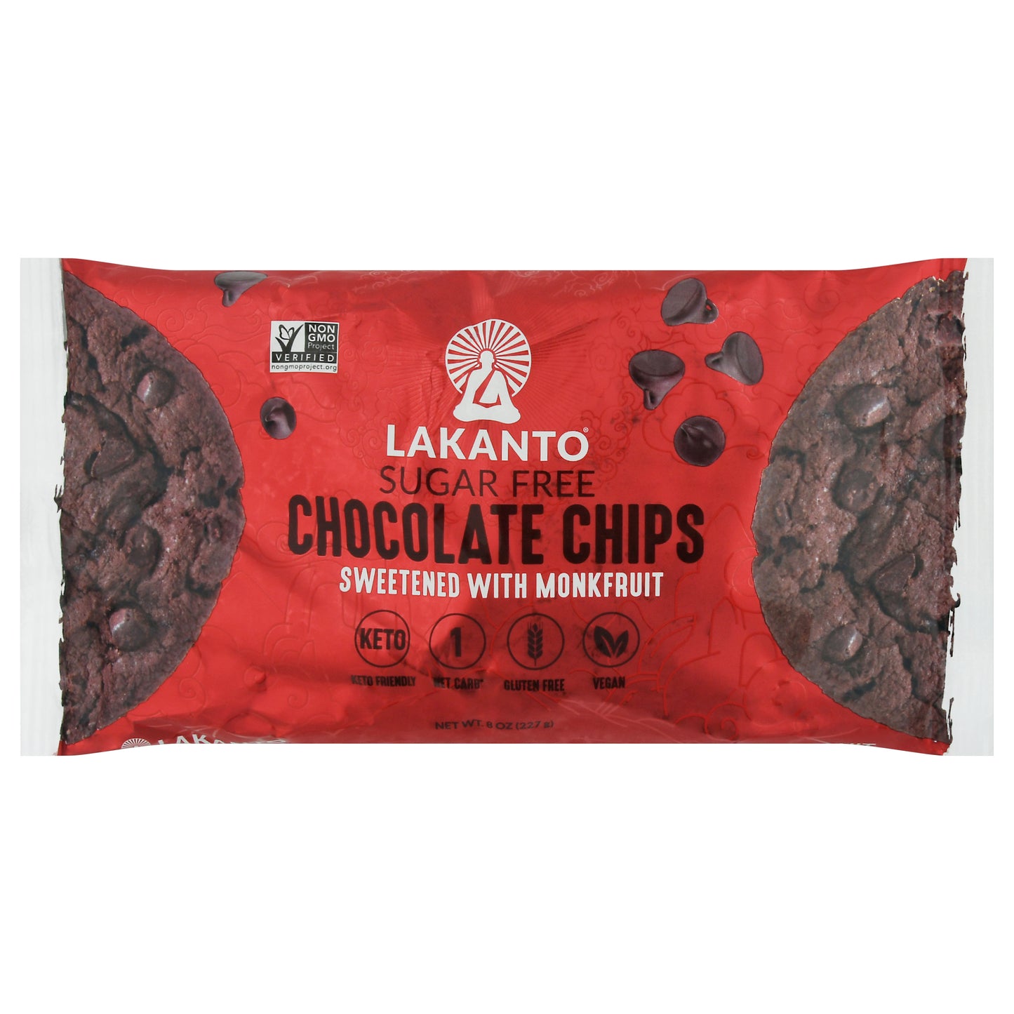 Lakanto Chocolate Chips Original 8 oz (Pack Of 8)