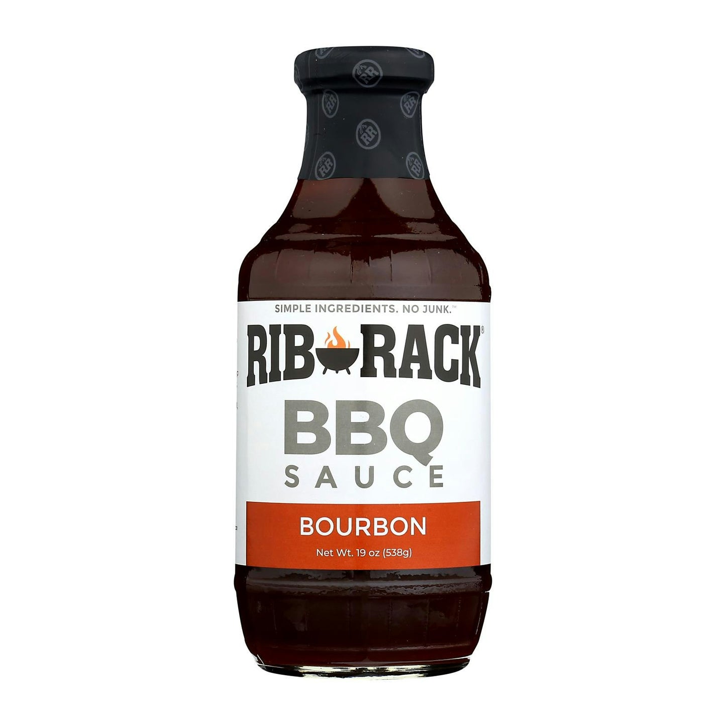 Rib Rack BBQ Sauce - Southern Bourbon 19 oz (Pack of 6)