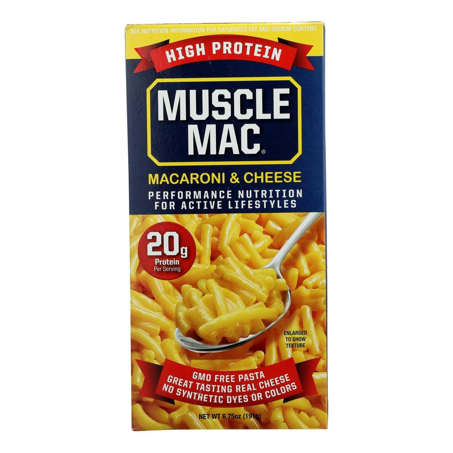 Muscle Mac - Macaroni And Cheese 6.75 oz (Pack of 10)