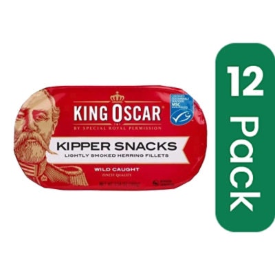 King Oscar Kipper Snacks - 3.54 Ounce (Pack of 12)