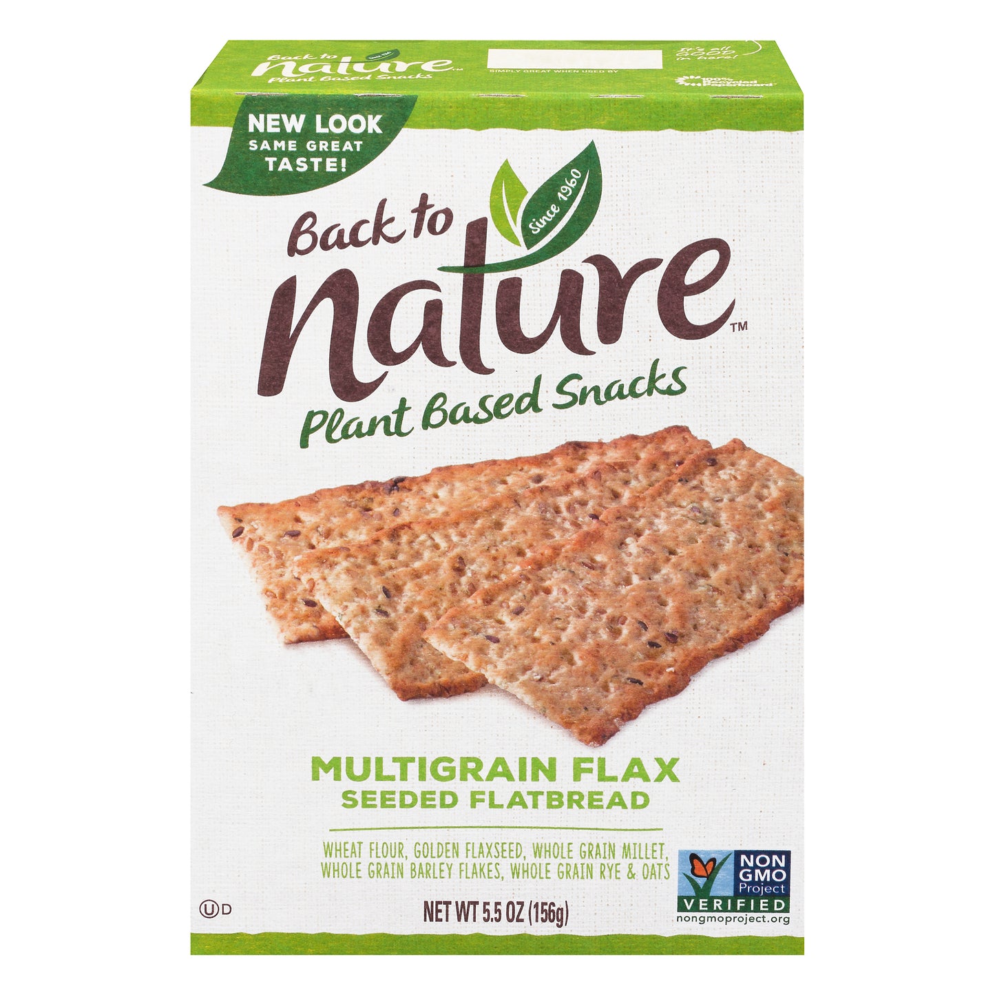 Back To Nature Cracker Multigrain Flax Seed 5.5 oz (Pack Of 6)