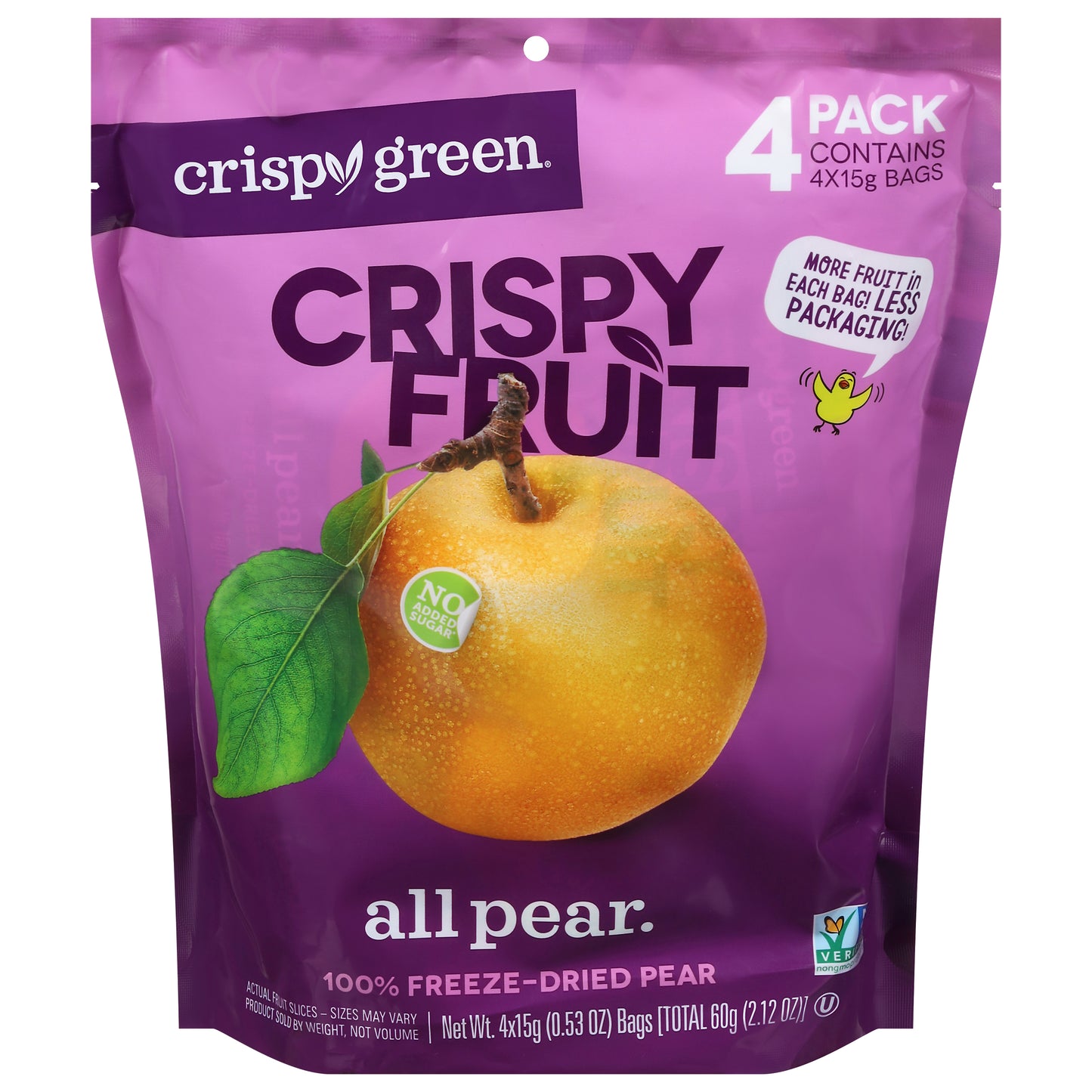 Crispy Green Pear Dried 2.12 oz (Pack Of 8)