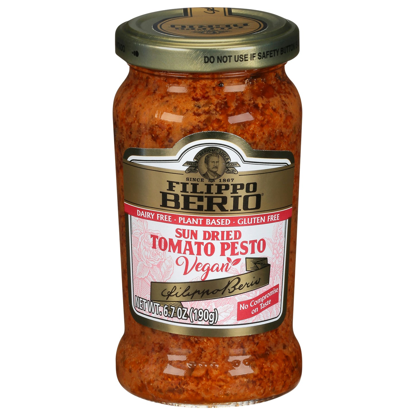 Filippo Berio Pesto Tomato Sun Dried 6.7 Oz Pack of 6