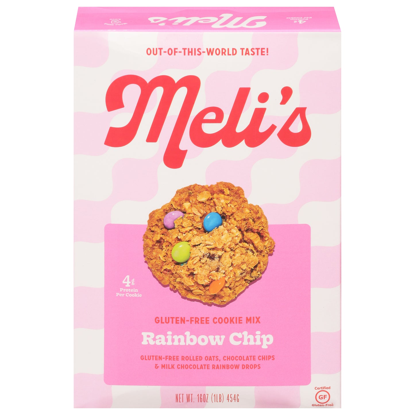 Melis Cookies Cookie Mix Gluten Free Rainbow Chocolate 16 oz (Pack Of 6)