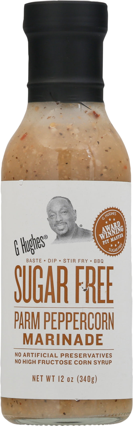 G Hughes Marinade Parm Peppercorn 12 Oz (Pack of 6)